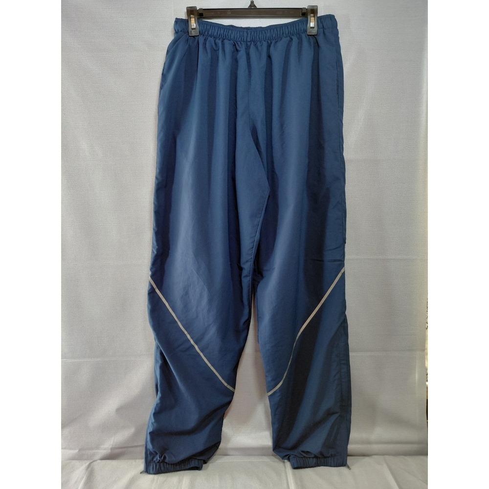 JWOD Skilcraft‎ Windbreaker Track Pants Men's LG X-Long Blue Reflective Jogger